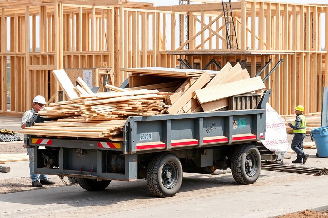 Construction Dumpster Rentals in Wylie TX - new builds, framing waste, drywall scrap, and jobsite debris