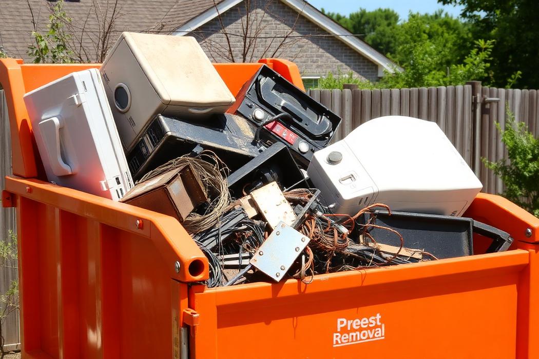 Junk Removal Dumpster Rentals in Wylie TX - furniture, appliances, yard waste, and general household junk